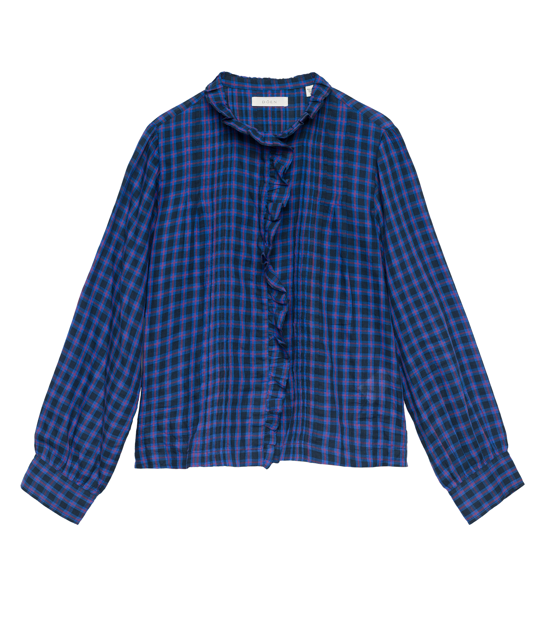BARRETT TOP -- CHAMONIX PLAID