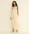 LUCIANE DRESS -- VANILLA
